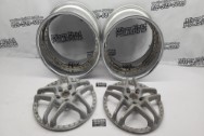 Blitz 03 Aluminum Wheels BEFORE Chrome-Like Metal Polishing and Buffing Services | Aluminum Polishing | Wheel Polishing 