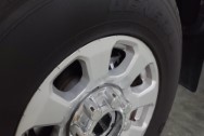 2024 Ford F250 XLT Super Duty Aluminum Wheels BEFORE Chrome-Like Metal Polishing - Steel Polishing | Finishing Services | Wheel Polishing Services