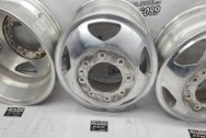 Chevrolet Truck Aluminum Wheels BEFORE Chrome-Like Metal Polishing and Buffing Services / Restoration Services - Wheel Polishing Services 
