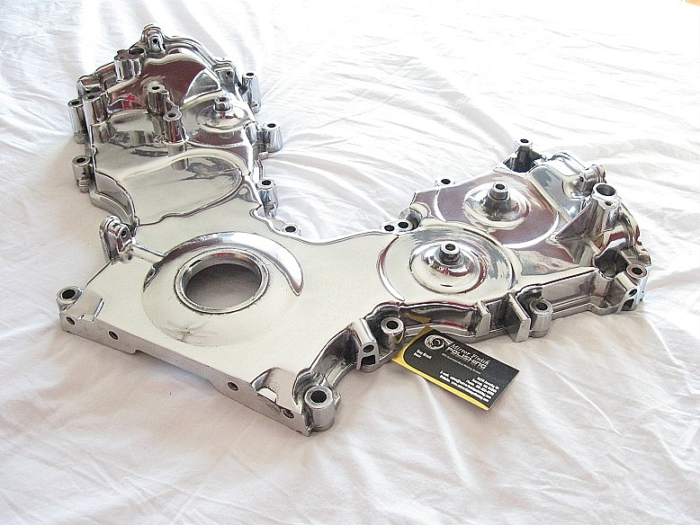 Chrome timing cover ford #8