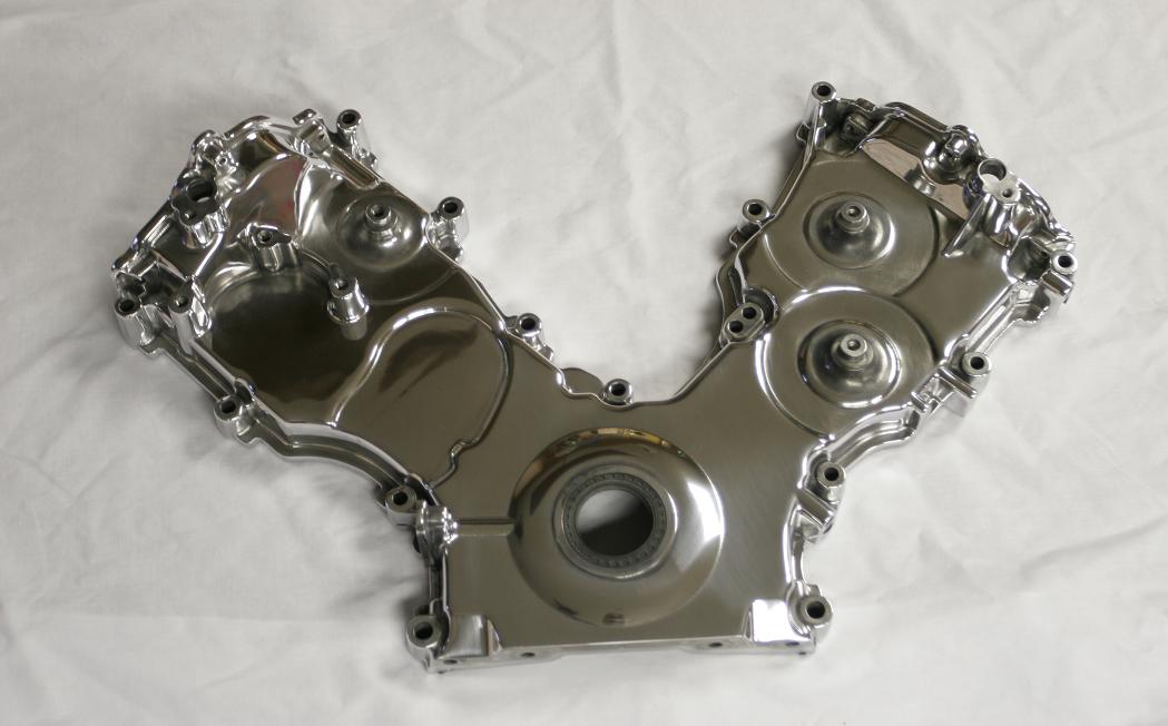 Ford polished timing cover #7